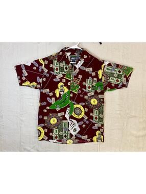 South Pole Men’s Shirt Size S Polyester Made in Korea Las Vegas Casino RN 82628